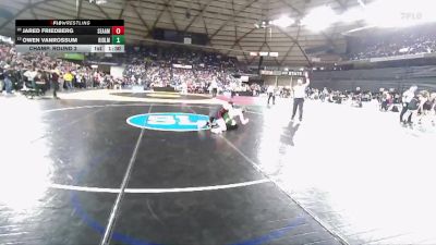 Boys 3A 138 lbs Champ. Round 2 - Owen VanRossum, Ridgeline vs Jared Friedberg, Seattle Academy