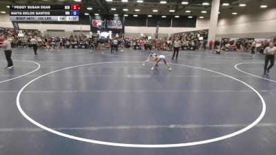 100 lbs Champ. Rd Of 32 - Naiya Delos Santos, Invicta Wrestling Academy vs Peggy Susan Dean, Betterman Elite Wrestling