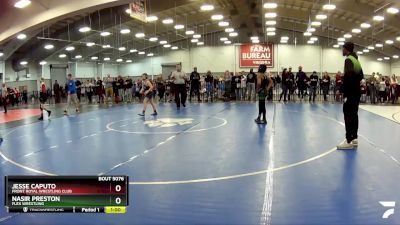 98 lbs Cons. Round 4 - Jesse Caputo, Front Royal Wrestling Club vs Nasir Preston, Flex Wrestling