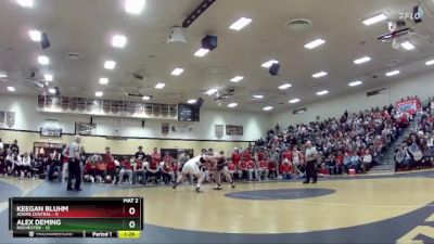 215 lbs Placement (16 Team) - Keegan Bluhm, Adams Central vs Alex Deming, Rochester