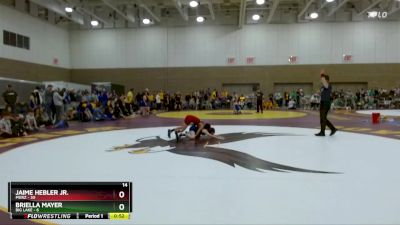 80 lbs Placement (4 Team) - Jaime Hebler Jr., Pierz vs Briella Mayer, Big Lake