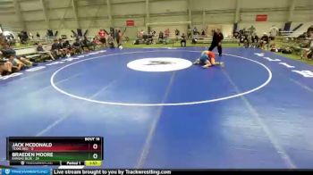 132 lbs Placement Matches (8 Team) - Jack McDonald, Texas Red vs Braeden Moore, Kansas Blue