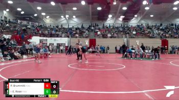 106 lbs Cons. Round 3 - Ethan Rose, Switzerland County vs Peyton Brummitt, Perry Meridian