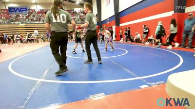 105 lbs Final - Cael Pritchard, Bristow Youth Wrestling vs Silas Burr, Team Tulsa Wrestling Club