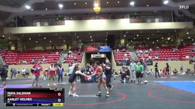 115 lbs Cons. Round 1 - Maya Saldivar, MO vs Karley Holmes, KS