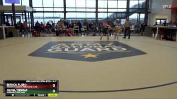 N-7 lbs Round 2 - Bianca Russo, Mount Pleasant Wrestling Club vs Olivia Thomas, Alburnett Mat Pack