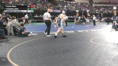 126 lbs Quarterfinal - Aaron Meza, Esperanza (SS) vs Thunder Lewis, Del Norte (Cresent City) (NC)