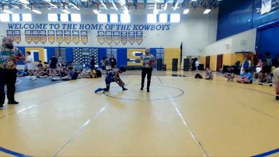 144 lbs Placement (16 Team) - Jaxon Arfaras, Braves WC vs Octavian Daniels, Greasers