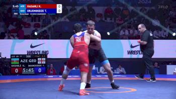 77 kg Final 3-5 - Khasay Hasanli, Azerbaijan vs Temuri Orjonikidze, Georgia