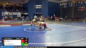 120 lbs Cons. Round 2 - Gino Schinina, St Peter Prepatory vs Wyatt Miller, Smyrna