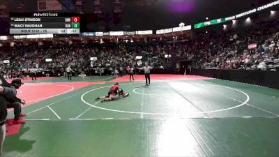 76 lbs Cons. Round 3 - Leah Stinson, LWWA vs Maci Vaughan, BLM1