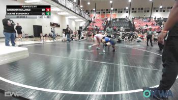 97 lbs Rr Rnd 3 - Emerson Rollings, Tulsa Blue T Panthers vs Alexis Budzinsky, Grove Takedown Club