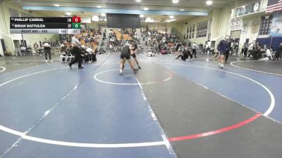 165 lbs 7th Place Match - Brian Battulga, South Torrance vs Phillip Cabral, La Mirada