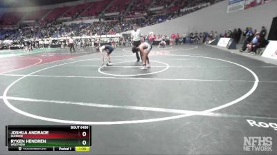 6A-113 lbs Cons. Round 4 - Ryken Hendren, Westview vs Joshua Andrade, Glencoe