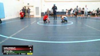 66-72 lbs Round 1 - Carli Pendley, Ben Lomond Wrestling vs Tatum Hill, Roy Wrestling Club