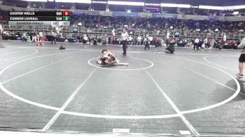 60 lbs Quarterfinal - Cooper Wells, Windsor vs Connor Loveall, Team Central WC