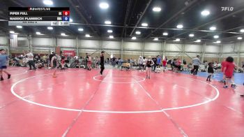 84 lbs Rr Rnd 6 - Piper Full, Bad Karma - BK6E vs Maddox Plambeck, Roundtree Wrestling Academy - BK6E