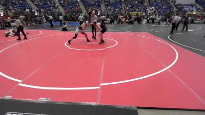 130 lbs Quarterfinal - David Gaytan, Yuma Middle School vs Ryder Martyn, Escalante Middle School