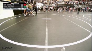 98-107 lbs Rr Rnd 3 - Rito Gurrola Jr, Dodge City Wrestling Academy vs Olivia Williams, Chickasha Youth Wrestling