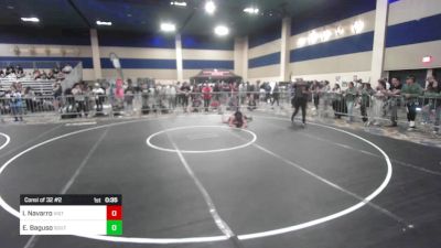 123 lbs Consi Of 32 #2 - Isaac Navarro, Vista vs Eden Baguso, South Kona WC