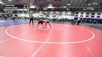 125 lbs Champ. Round 3 - Anthony Hughes, Marian University (IN) vs Trevor Hisey, Indiana Tech
