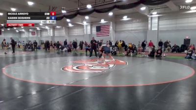 131 lbs Cons. Round 2 - Nicole Arroyo, Georgetown vs Kaiden Boshers, John Carroll