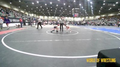 43 lbs Consi Of 8 #2 - Hunter Freeman, Mat Sense vs Alijah Robinette, Institute Of Combat