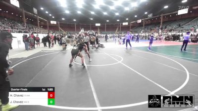 122 lbs Quarterfinal - Hailey Chavez, Team Xtreme vs Jacob Chavez, NM Beast