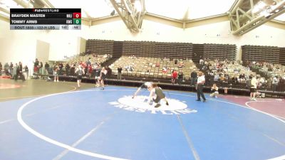 122-H lbs Consi Of 32 #2 - Brayden Masten, Militia Wrestling Club vs Tommy Arms, Kraken