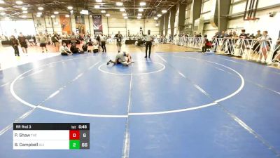 180 lbs Rr Rnd 3 - Peyton Shaw, The Wrestling Mill vs Breckin Campbell, Illinois Orange & Blue