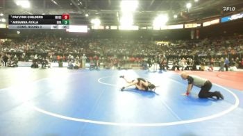 105 lbs Cons. Round 2 - Paylynn Childers, Moscow vs Airianna Ayala, Idaho Falls