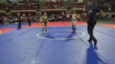 90 lbs Cons. Round 2 - Chase Pilon, Dillon Wrestling Club vs Brooks Bath, Touch Of Gold