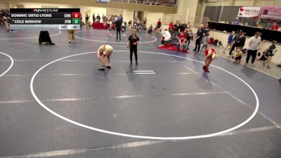 14U - 126 lbs Champ. Round 2 - Asher Thomas, Lakeville North vs Ben Rosendahl, Coon Rapids Mat Bandits Wrestling Club