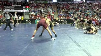 1A-138 lbs Cons. Round 2 - Dallas Tisue, Wapsie Valley vs Riley Brandt, Denver