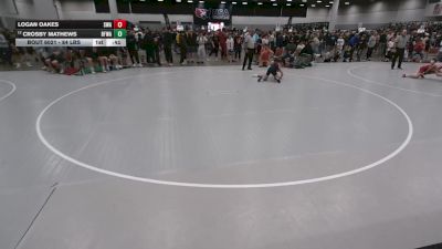 84 lbs Champ. Rd Of 64 - Logan Oakes, Sebolt Wrestling Academy vs Crosby Mathews, Black Fox Wrestling Academy