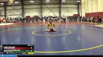 157 lbs Champ. Round 1 - Deston McFarlane, Hunter College vs Jake Deguire, Springfield College