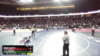 II-152 lbs Quarterfinal - TJ O`Connor, Cooperstown-Milford vs Henry Martin, Croton-Harmon