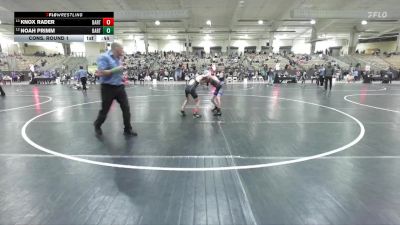 75 lbs Cons. Round 1 - Noah Primm, Wildcats Wrestling vs Knox Rader, Bradley Pride WC