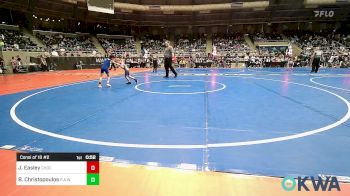 49 lbs Consi Of 16 #2 - Jason Easley, Choctaw Ironman Youth Wrestling vs Brecken Christopoulos, R.A.W.