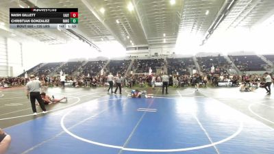 120 lbs Round Of 16 - Nash Gillett, East Valley WC vs Christian Gonzalez, Rancho Bernardo WC