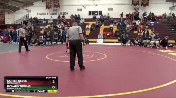 285 lbs Quarterfinal - Richard Thomas, Edmond North vs Carter Neves, Blair Academy