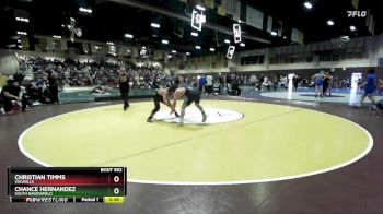 150 lbs Cons. Round 2 - Chance Hernandez, South Bakersfield vs Christian Timms, Vacaville