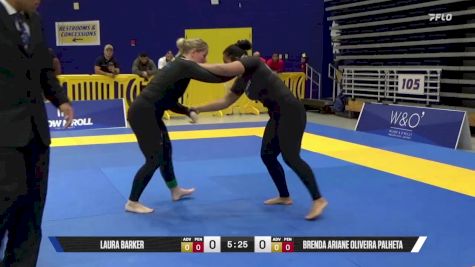 Brenda Ariane Oliveira Palheta vs Laura Barker 2025 Pan IBJJF Jiu-Jitsu No-Gi Championship
