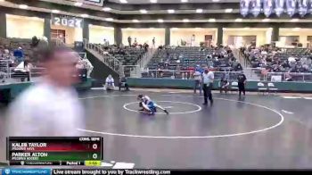 80 lbs Cons. Semi - Kaleb Taylor, Prosper Hays vs Parker Alton, Prosper Rogers