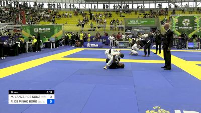 MARCOS LANZER DE SOUZA vs RODRIGO DE PINHO BORGES 2024 Brasileiro Jiu-Jitsu IBJJF