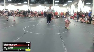 52 lbs Round 3 (6 Team) - Gunner Kowalski, U2 Starts & Stripes vs Joey Crecca, Buxton Squeeze