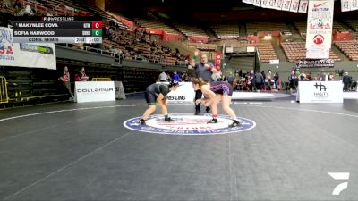 Cadet Girls - 170 lbs Cons. Semis - Maria Tejeda vs Arielle Sofer, Royal High School Wrestling