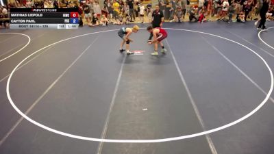 126 lbs Cons. Semis - Mathias Liepold, Flat Earth Wrestling Club vs Cayton Pahl, Pine Island