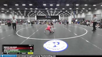 100 lbs Cons. Round 1 - Benito Barnhart, St. John Neumann High School Wrestling vs Rocco Valvano, Tribe Wrestling Club