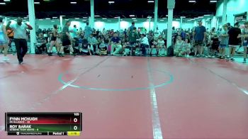 105 lbs Round 3 (4 Team) - Roy Barak, Xtreme Team White vs Fynn McHugh, PA Alliance